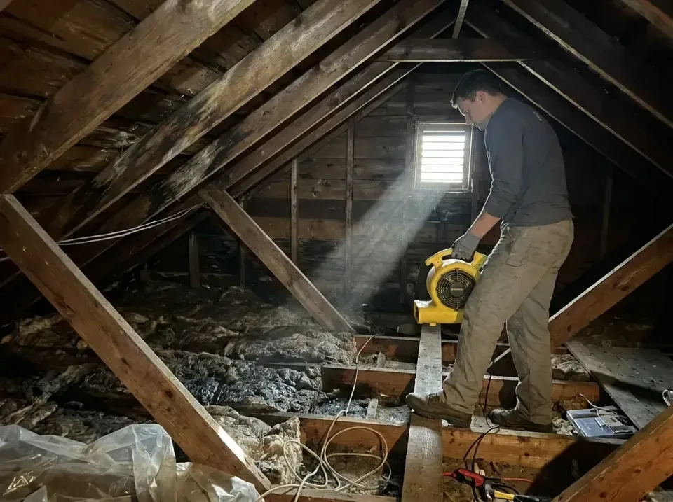 attic-water-damage-drying-proc-007 — frequently asked questions, Emergency Water Extraction & 24/7 Flood Response in Afton,…